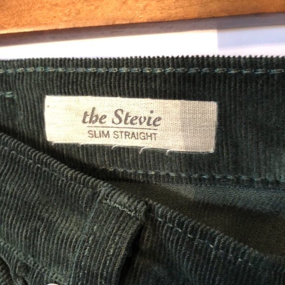 Adriano Goldschmied mini corduroy the Stevie slim straight Jeans sz 28R - Picture 4 of 9